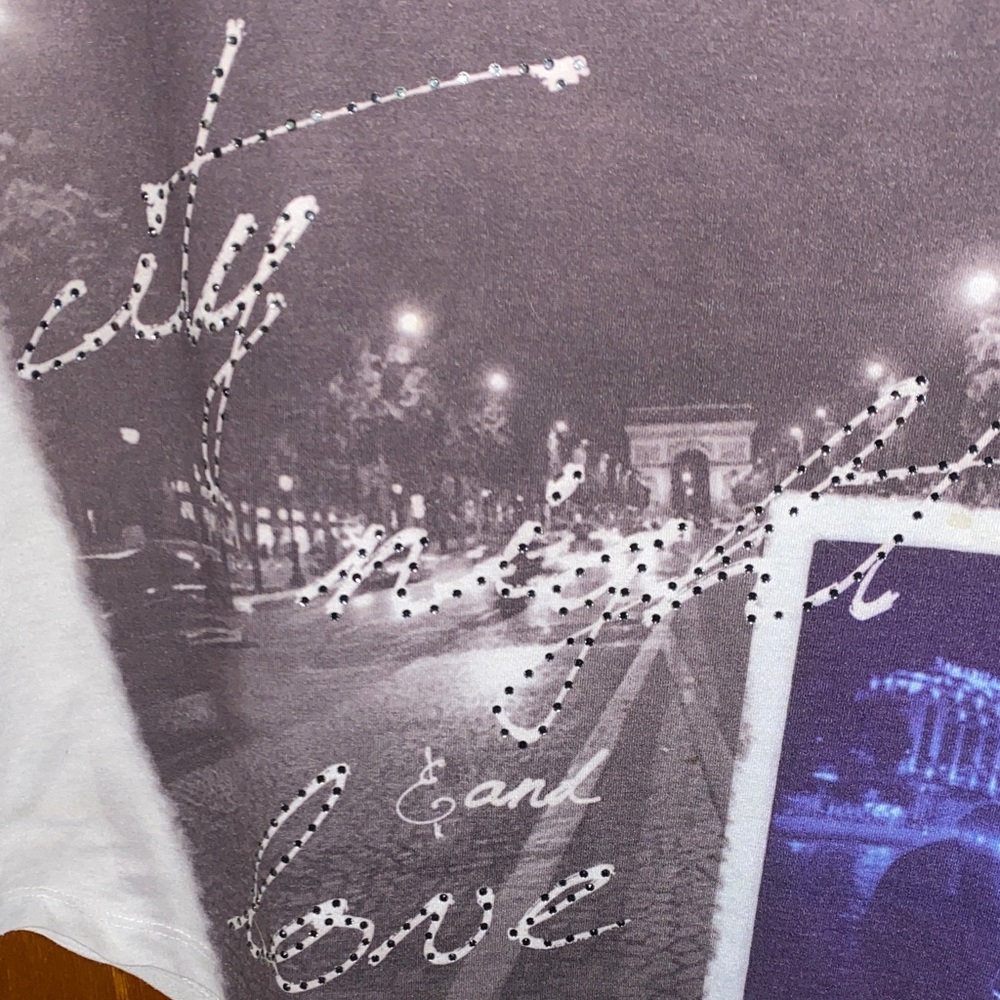Rock & Republic White Graphic Short Sleeve Tee - Picture 4 of 9